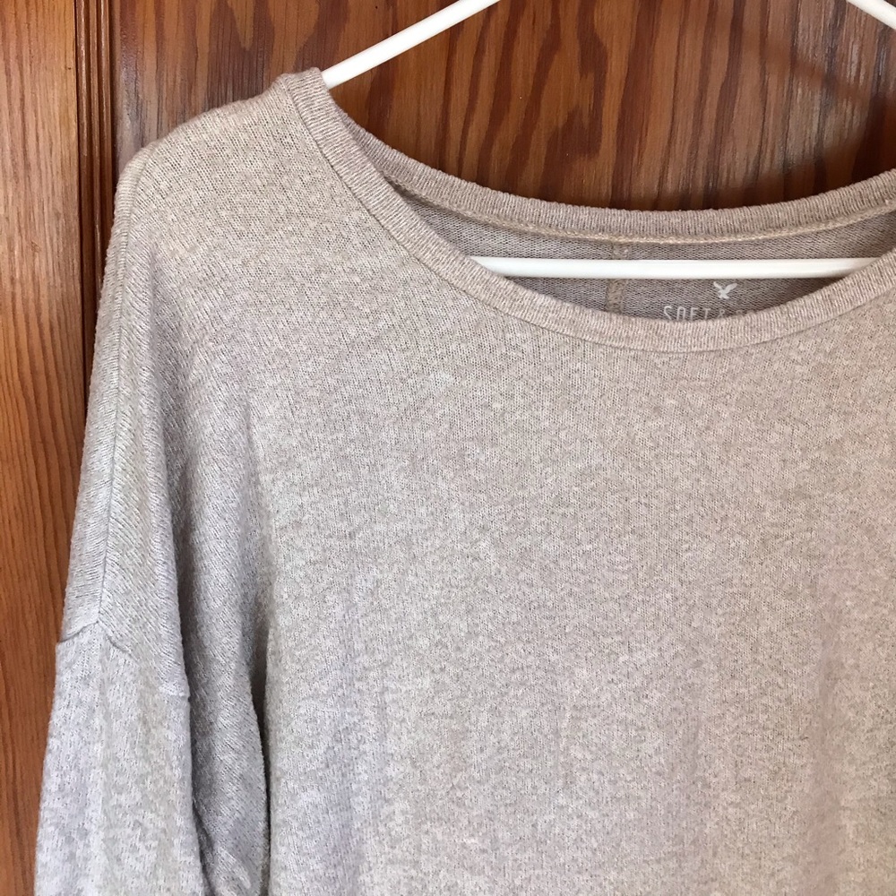 American eagle soft cream top